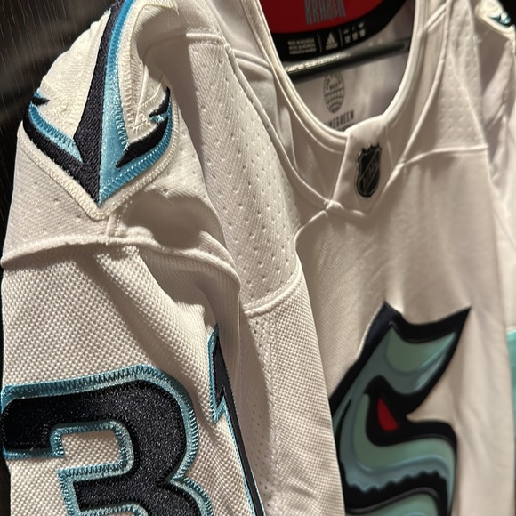 Philipp Grubauer Seattle Kraken adidas NHL Primegreen Authentic Away Jersey - Picture 6 of 11